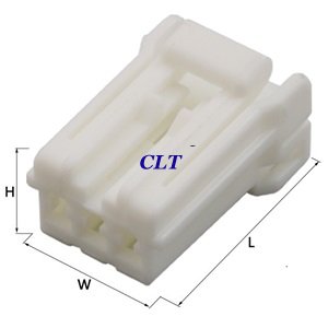 174921-1 Tyco 3pin White Male Female Wiring Connector